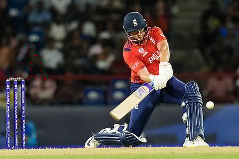 Jonathan Bairstow bats against West Indies